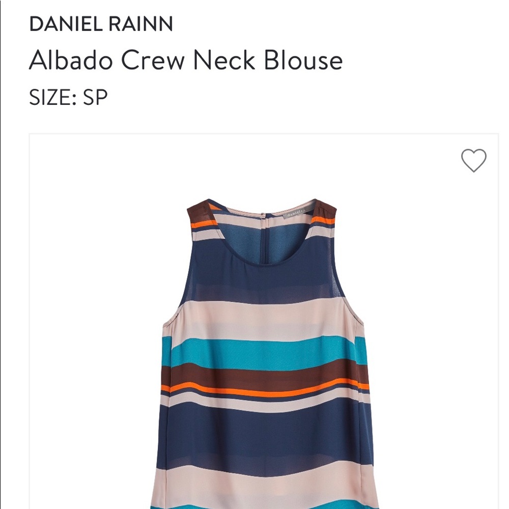 🛍Daniel Rainn Albado Crew Neck Blouse